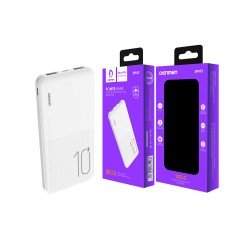 POWER BANK DENMEN DP05 COM DUAS PORTAS USB 2.1A 10000MAH BRANCO POWER BANK DENMEN DP05 COM DUAS PORTAS USB 2.1A 10000MAH BRANCO